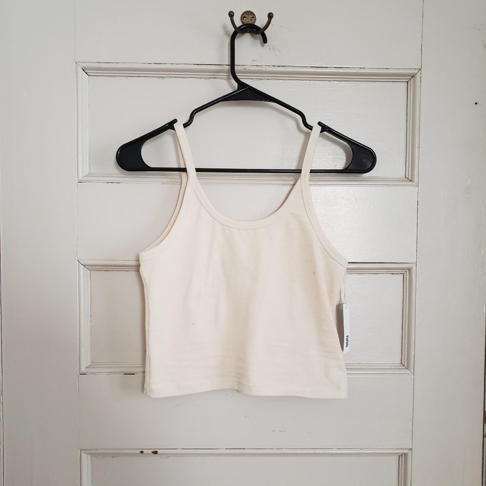 Shop ARQ Crop Tank in Ivory / White / Natural